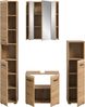 Badkombination (B/H/T: 150x185x30 cm) in Artisan Oak Nachbildung und Artisan Oak Nachbildung Bild 3