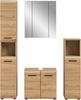 Badkombination (B/H/T: 150x185x30 cm) in Artisan Oak Nachbildung und Artisan Oak Nachbildung Bild 2