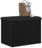 vidaXL Sitzbank mit Stauraum Schwarz Eichen-Optik 62 x 42 x 45 cm 862983 Bild 3