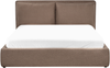 Bett mit Stauraum BAJONNA Bouclé Braun 160 x 200 cm Bild 4