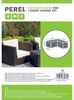 Wetterfeste Schutzhülle Abdeckung für L-förmiges Garten Lounge Set, 215x215x85cm Bild 5