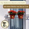 GarPet Balkonkasten Geländertopf Balkon Hängeblumentopf mit Wasserspeicher Geländerkasten Bild 4