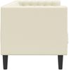vidaXL Chesterfield-Sofa 3-Sitzer Creme Kunstleder 372667 Bild 5