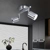 LED Deckenleuchte, Alu, Spots beweglich Bild 3