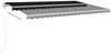 vidaXL Automatische Markise mit LED Windsensor 500x300 cm Anthrazit 3068954 Bild 4