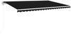 vidaXL Automatische Markise mit LED Windsensor 500x300 cm Anthrazit 3068954 Bild 2