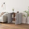 Sideboard, Kommode Grau Sonoma 80x33x70 cm Holzwerkstoff Bild 5