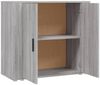 Sideboard, Kommode Grau Sonoma 80x33x70 cm Holzwerkstoff Bild 4