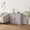 Sideboard, Kommode Grau Sonoma 80x33x70 cm Holzwerkstoff Bild 2