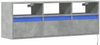 vidaXL TV-Wandschrank mit LED-Beleuchtung Betongrau 130x31x45 cm 852344 Bild 3