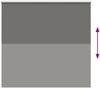 vidaXL Verdunkelungsrollo Grau 165x130cm Stoffbreite 161,6cm Polyester 4011115 Bild 5