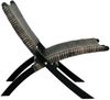 vidaXL Relaxstuhl Schwarz Natur Kubu-Rattan und Massivholz Mahagoni 285802 Bild 4