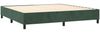 vidaXL Boxspringbett mit Matratze & LED Samt Dunkelgrün 200x200 cm, Härtegrad: H2 [3136026] Bild 5