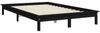 vidaXL Massivholzbett Schwarz 180x200 cm Kiefer 820560 Bild 4