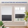 Sekey Plissee Doppelplissee Day+Night 80x150cm, Weiß & Grau Bild 3