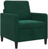 vidaXL Sofa mit Stauraum Dunkelgrün 72 x 78 x 87 cm Polyester 42036879 Bild 2