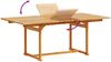 vidaXL 7-tlg. Garten-Essgruppe Massivholz Akazie und Textilene 3279303 Bild 5