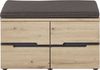 Bank Melanie / Memphis, Holzwerkstoff, Holzfarben, 80 x 48 x 38 cm Bild 5