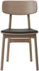 Stuhl >LIVO< (2er Set) (B/H/T: 46x82x54 cm) in natur aus Eiche - 46x82x54cm (BxHxT) Bild 3