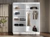 Kleiderschrank Mezzinto 180 (Farbe: Cashmere / Cashmere + Gold) Bild 5