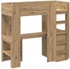 vidaXL Etagenbettgestell mit Schreibtisch Artisan-Eiche 75 x 190 cm 3410434 Bild 4