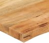 vidaXL Tischplatte mit Baumkante 140x60x2,5 cm Massivholz Mango 370721 Bild 5