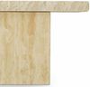 Casa Padrino Luxus Travertin Couchtisch Beige 65,5 cm - Travertin Wohnzimmer Möbel Bild 4