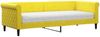 vidaXL Tagesbett mit Matratze Gelb 80x200 cm Samt 3197745 Bild 2