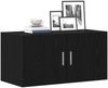 vidaXL Wandschrank Schwarz Eichen-Optik 80x39x40 cm Holzwerkstoff 862012 Bild 4