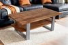 Couchtisch 115 x 65 cm massiv honigfarben Mango silber PATRICK 137086104 Bild 2