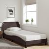 vidaXL Bett mit Matratze "Dover" Dunkelbraun 90x200 cm Stoff 3208327 Bild 3