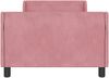 vidaXL Kinderbettgestell mit Kopfteil Rosa 90 x 190 cm Samt 42010880 Bild 5