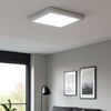 LED Deckenleuchte, Aufbaulampe, chrom, L 30 cm Bild 2
