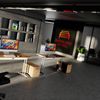 Rheinland Möbel Statio Schreibtisch 120x80 cm höhenverstellbar ±10 mm in Nussbaum – ergonomischer Bürotisch für Homeoffice & Büro, C-Fuß, Kabelwanne, einfache Montage, FSC® zertifiziert Bild 5