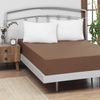 Traumschlaf Feinbiber Boxspring Spannbetttuch|200x200 cm| mocca Bild 2