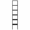 vidaXL Bücherregale 2 Stk. Stapelbar Schwarz Eichen-Optik 30x30x80 cm 858806 Bild 4