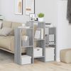 vidaXL Sideboard Graues Sonoma 90 x 30 x 90 cm 8000409 Bild 4