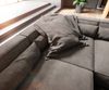 Wohnlandschaft Sirpio XL 360x260 cm Mikrofaser Khakibraun Recamiere variabel Bild 5
