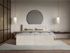 Selsey 'Softie' Boxspringbett 160x200 cm mit Topper und Stauraum, Velours wasserabweisend, Beige Bild 3