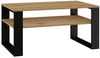 TOPESHOP COUCHTISCH MODERN Laminierte Spanplatte Weiß 58x90x50 cm (H 50 x T 58 x B 90 cm) Bild 5