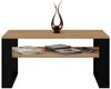 TOPESHOP COUCHTISCH MODERN Laminierte Spanplatte Weiß 58x90x50 cm (H 50 x T 58 x B 90 cm) Bild 4