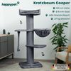 Happypet Kratzbaum COOPER, Katzenbaum 'Cooper', Gesamthöhe 150 cm, mit Spielseil und Spielball Bild 2