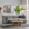Sofa-Modul Suldal Longchair Webstoff Grau [en. casa] Bild 5