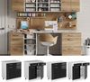 Unterschrank R-Line Schwarz Hochglanz 80 cm mit Schubladen und Türen, ohne Arbeitsplatte Vicco Bild 2