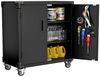 GarveeMore Aktenschrank Metall Garage Aufbewahrungsschrank mit Rädern Schloss für Garage Bild 5