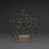 KONSTSMIDE No. 1784-787 LED Metallsilhouetten 5 Ringe mit Holz-Fuß bernsteinfarben 40cm Bild 2