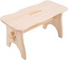 Creative Deco Fußhocker Fußbank Holz 38 x 19 x 21 cm Tritthocker Kinderhocker Bild 4