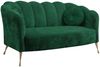 Sofa Telomin (Farbe: Eureka 2121, Füße: Gold) Bild 2