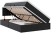 vidaXL Aufbewahrungsbett mit Matratze Schwarz 120 x 200 cm Kunstleder 3370389 Bild 2