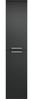 Badezimmerschrank Saturnus 35 x 35 x 130cm - Schwarz Matt - hoher Hängeschrank mit 2 Türen Bild 3